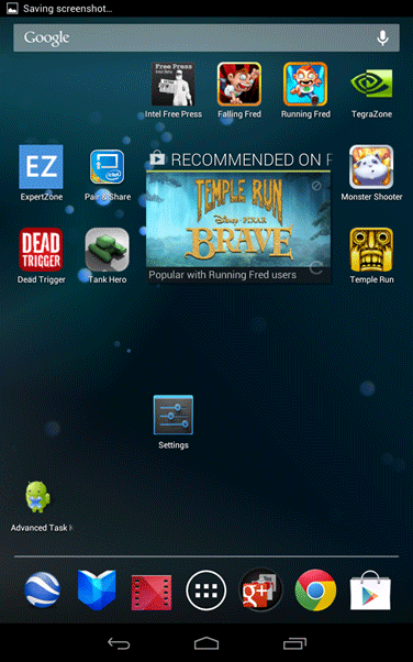 Nexus 7 Home Screen